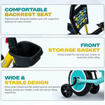 Baybee Velix Trike Cycle for Kids Smart Balanced Baby Tricycle with Backrest & Storage BAYBEE