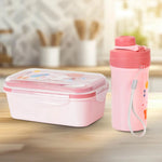 Baybee TiffinTote Lunch Box for School Kids with Spoon & Fork (1050ml LB with 500ml WB) BAYBEE