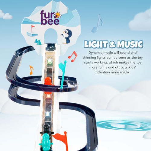 Baybee Funbee 3 Pcs Large Baby Penguin Glider Slider Toys for Kids BAYBEE