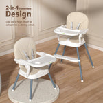 Baybee 2-in-1 Convertible Baby High Chair Baybee India