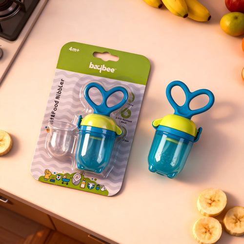 Baybee Silicone Fruit Nibbler & Baby Food Feeder Baby Teether & Pacifier Baybee India