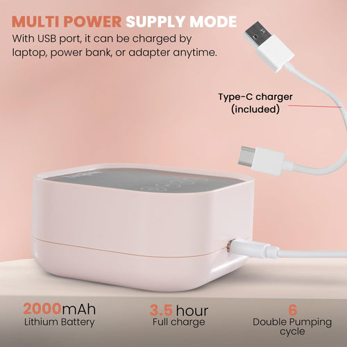 Baybee Electric Double Breast Pump for Feeding Mothers Baybee India