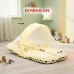 Baybee Baby Bedding Set for New Born Baby, Bed Mattress with Mosquito Net Baybee India