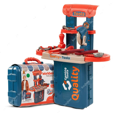 BAYBEE Plastic 3 in 1 Pretend Play Tool Set Kit Toys for Kids Baybee India