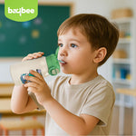 Baybee 2 in 1 PandaPlunge Baby Sipper Bottle with Straw for Kids Sipper Water Bottle (550ml) BAYBEE