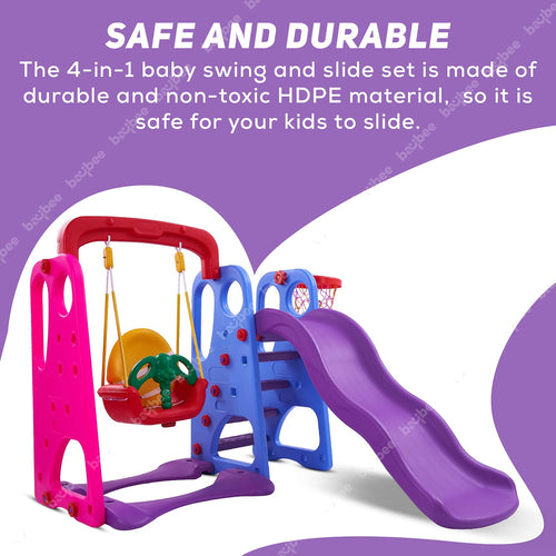 Baybee 3 in 1 Climber Foldable Baby Garden Slide for Kids BAYBEE