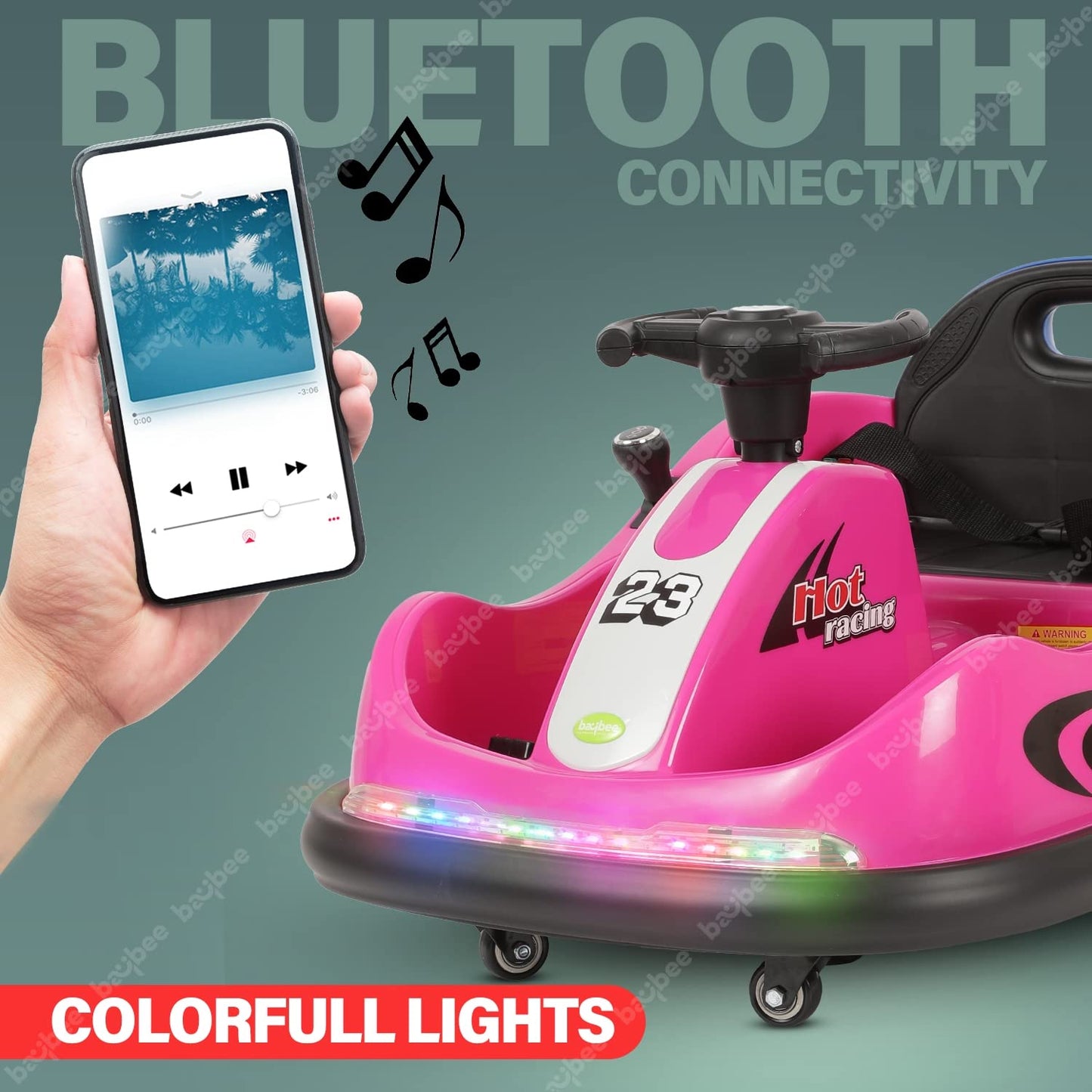 Baybee Electric Bumper Car for Kids, Ride On Toy Car BAYBEE