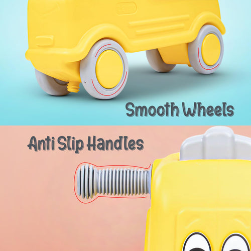 Baybee 2 in 1 Baby Horse Push Ride on Car with Rocker for Kids with Anti slip Handle (Pogo) BAYBEE