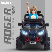 Baybee Roger Kids Painted Battery Operated Jeep for Kids