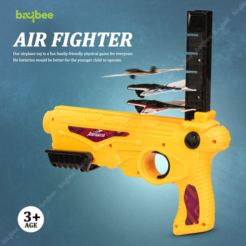 Baybee Airplane Launcher Toy Catapult Plane Gun with Foam Aircrafts Glider for Kids BAYBEE