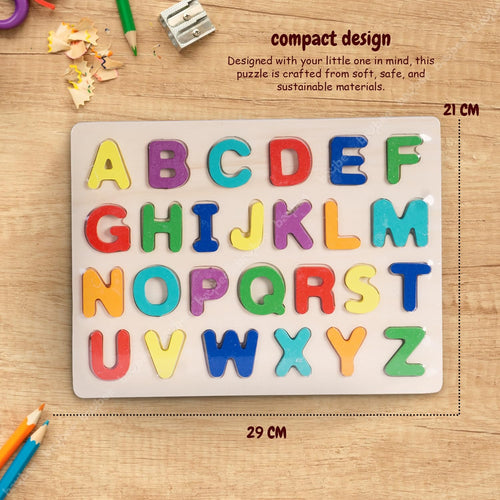 Alphabetical Wooden Puzzle Game for Toys BAYBEE