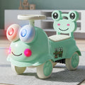Baybee Kermit Ride on Cars for Kids Indoor Baby Push Ride-ons with Glowing Lights BAYBEE