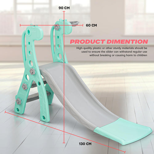 Baybee Foldable Baby Kids Garden Slide for Kids/Toddlers/Indoor/Outdoor Preschoolers for Boys and Girls BAYBEE