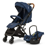 Baybee Cruise & Carry Convertible Baby Pram Stroller with Car Seat Combo