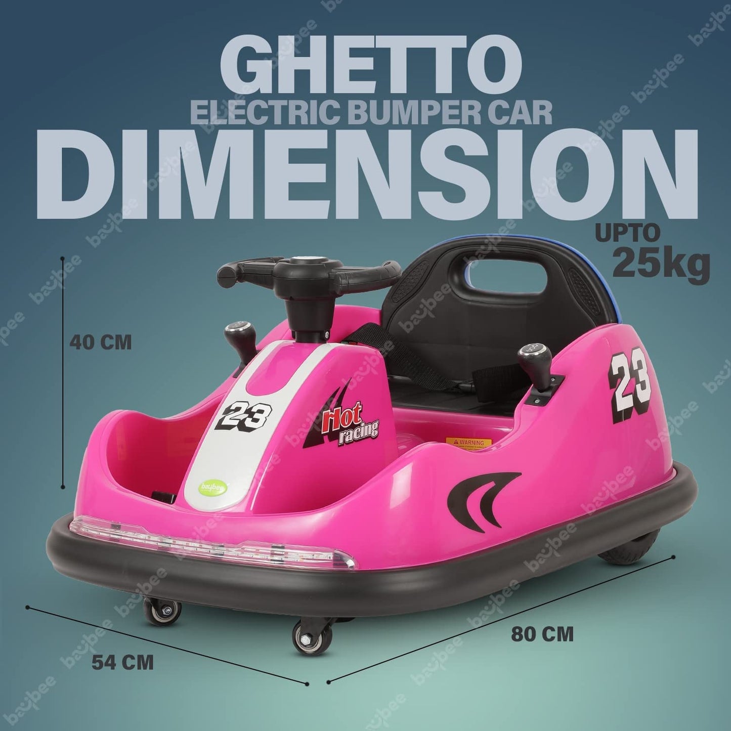 Baybee Electric Bumper Car for Kids, Ride On Toy Car BAYBEE