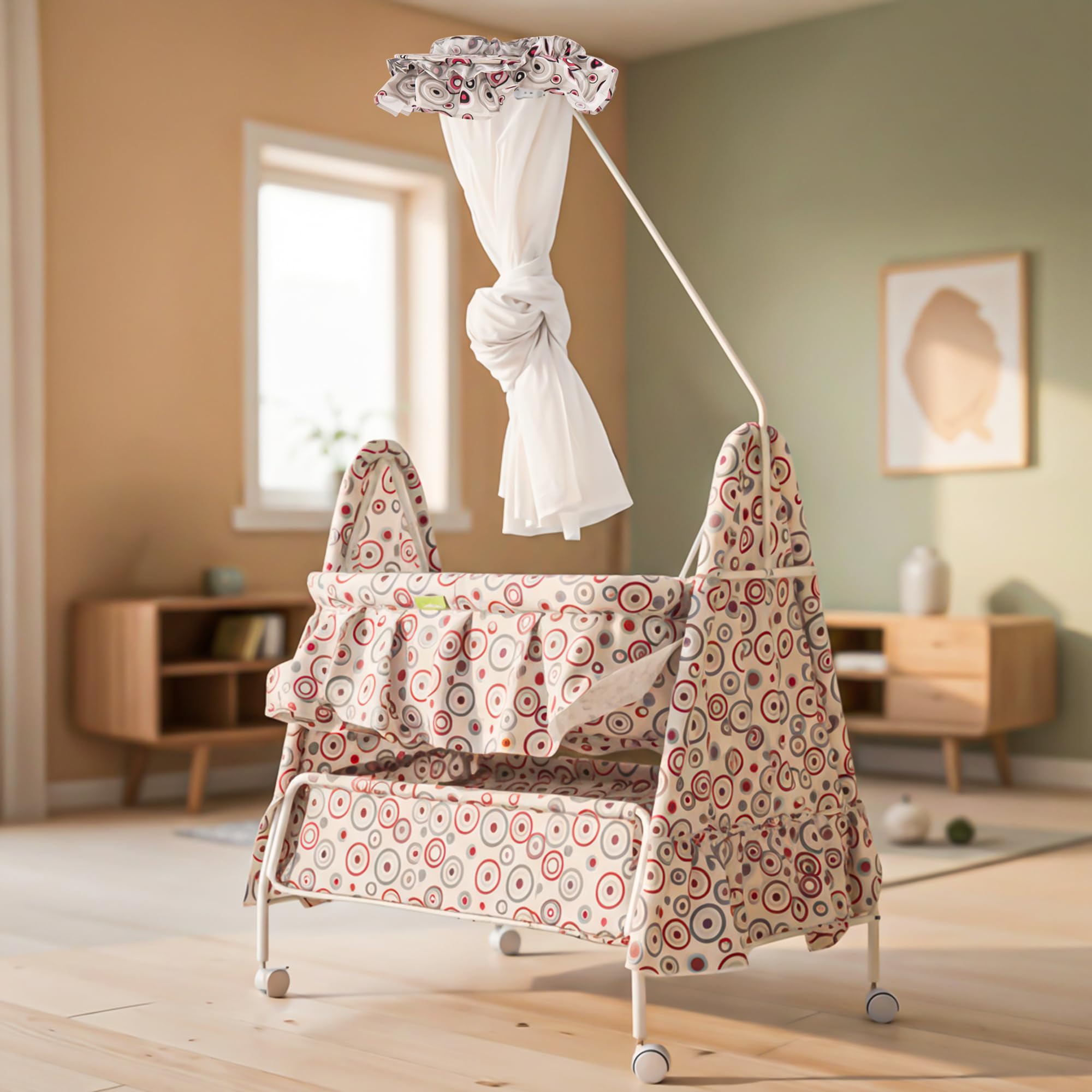 Baybee DOZY Baby Swing Cradle for Newborns with Mosquito Net Portable Infant Palna Jhula Baybee India