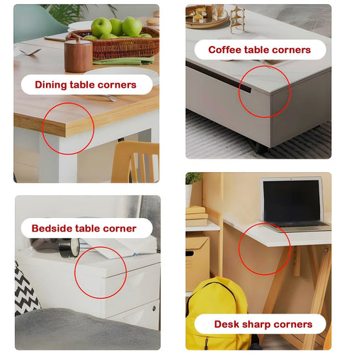 Baybee 10 Pcs Baby Safety Corner Guards Extra Cushion Corner Protector for Sharp Edges BAYBEE