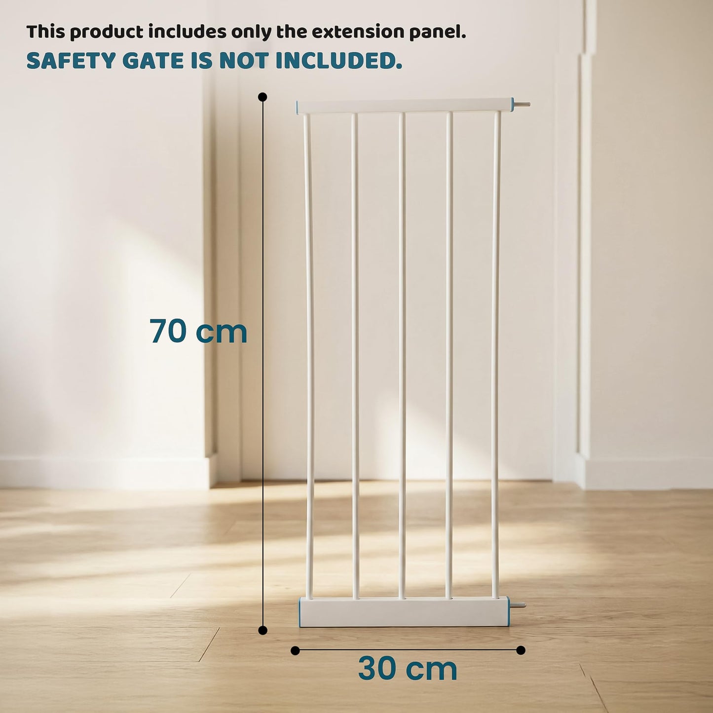 Baybee Safety Gate Extension 30cm Compatible Extension for Doorways BAYBEE