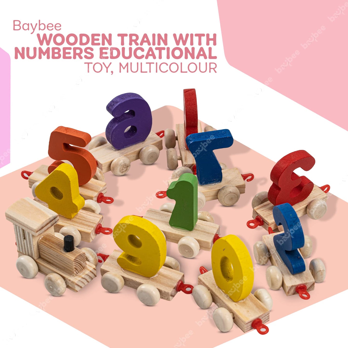 Baybee Push & Pull Digital Small Train Set Kids Toys