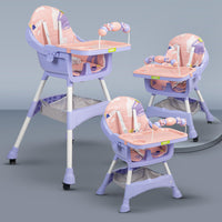 Aurora Series 3 in 1 Convertible High Chair for Kids with Adjustable Comfortable Seat