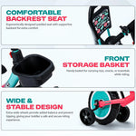 Baybee Velix Trike Cycle for Kids Smart Balanced Baby Tricycle with Backrest & Storage BAYBEE
