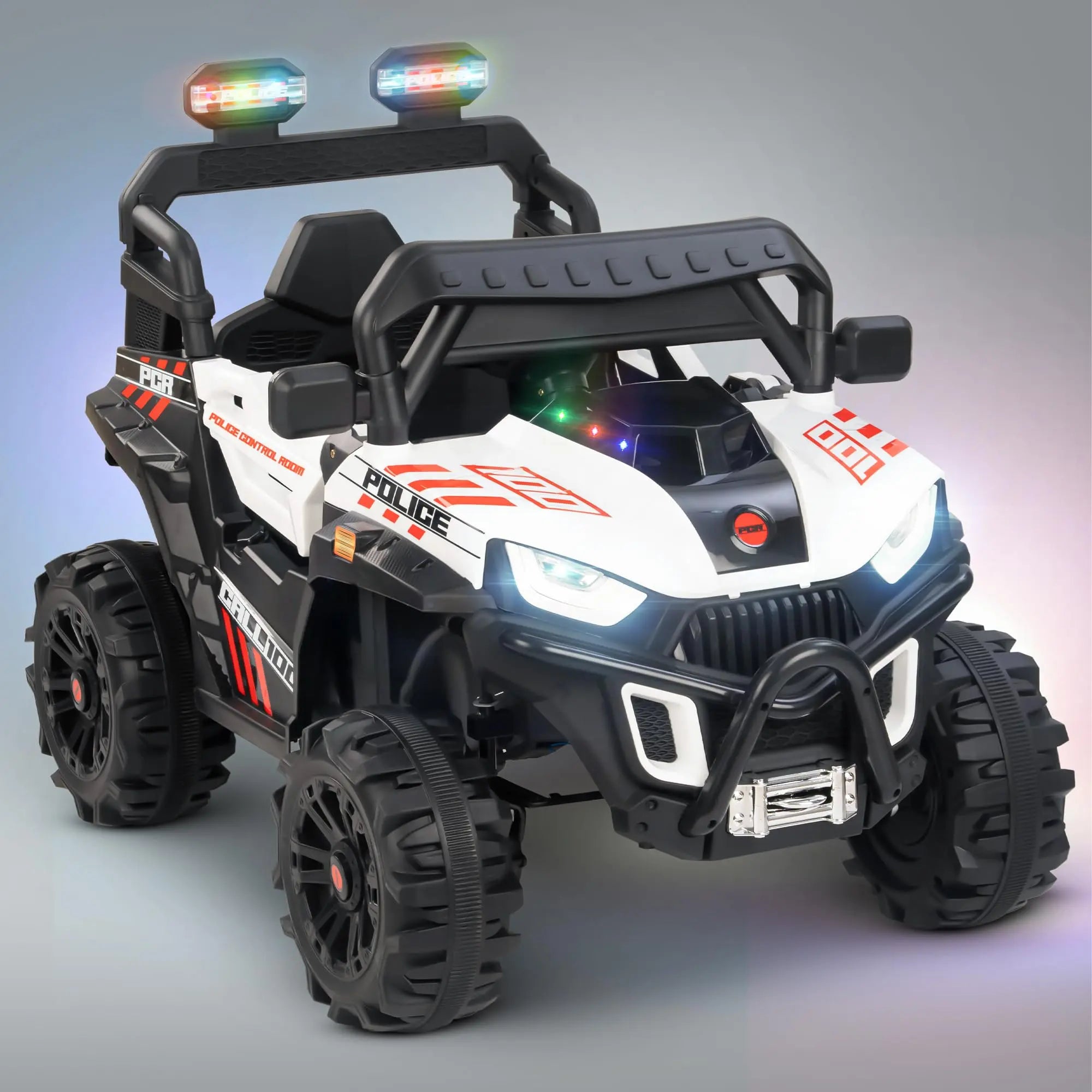 Baybee Police Edition Battery Operated Jeep for Kids