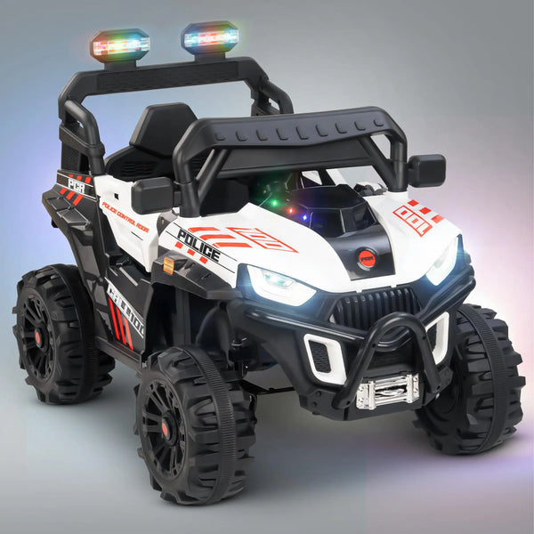 Baybee Police Edition Battery Operated Jeep for Kids