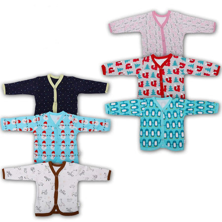 Baybee Pack of 6 Cotton Baby Unisex Regular Fit Clothing Set -Baby Top Jablas 3-6 Months BAYBEE