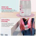 Baybee Bamboo Sipper Water Bottle with Straw for Kids Leak Proof (550ml) BAYBEE