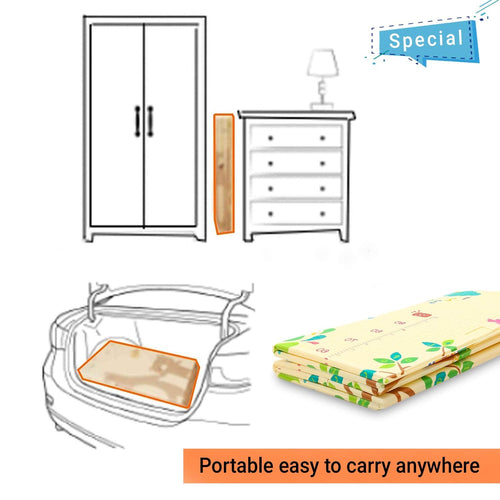 Baybee Foldable Crawling Multi-Purpose Water Proof Play Mat for Babies BAYBEE