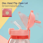 Baybee Drinking Water Bottle for School Kids with Adjustable Strap & Carry Handle (600ml) BAYBEE