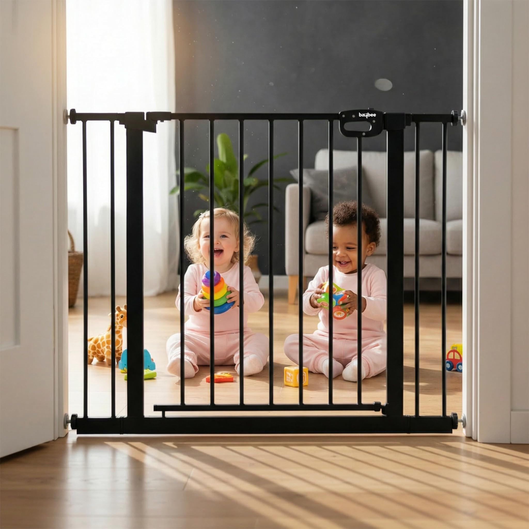 Baybee Baby Safety Gate for Door & Stairs 75-95 cm