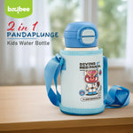 Baybee 2 in 1 PandaPlunge Baby Sipper Bottle with Straw for Kids Sipper Water Bottle (550ml) BAYBEE