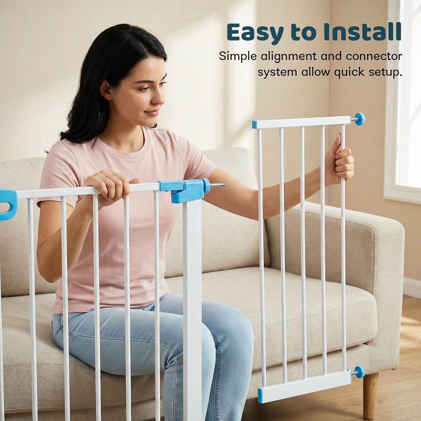 Baybee Safety Gate Extension 30cm Compatible Extension for Doorways BAYBEE