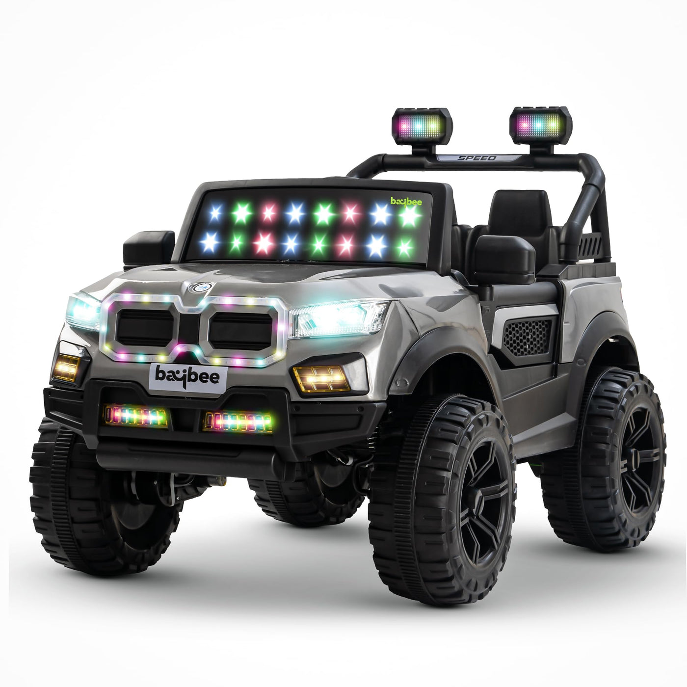 Battery Operated Jeep for Kids Ride-On Toy Car with Realistic