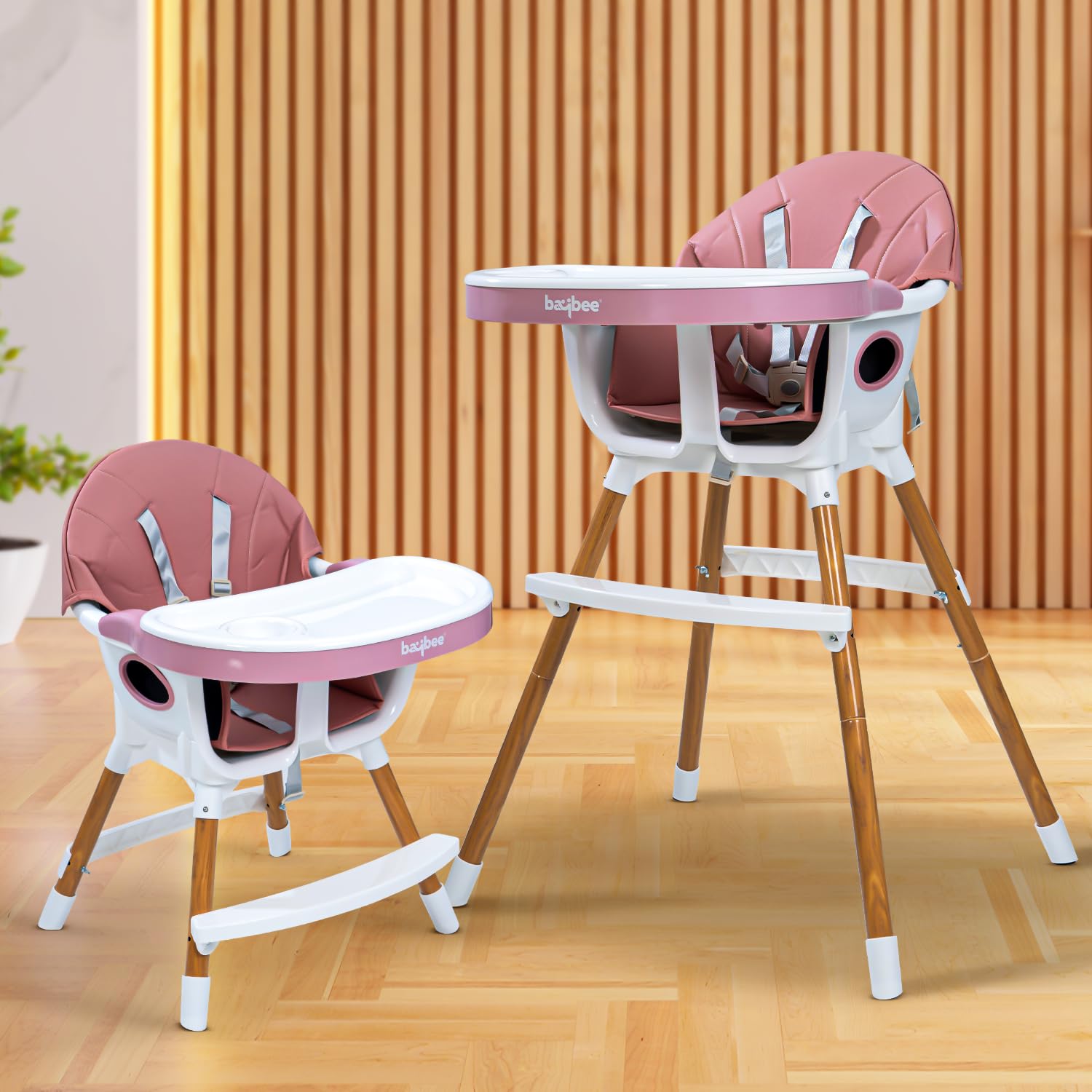 Baybee Hades 2 in 1 Baby High Chair for Kids Feeding with 2 Height Adj Baybee India