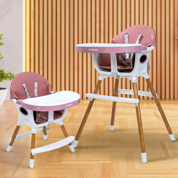 Baybee Hades 2 in 1 Baby High Chair for Kids Feeding with 2 Height Adjustable