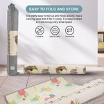 Baybee Cartoon Theme Baby Double Sided Play Mat Foldable Crawling Mat Size W-180cm X H-150 cm -  Assorted Themes BAYBEE