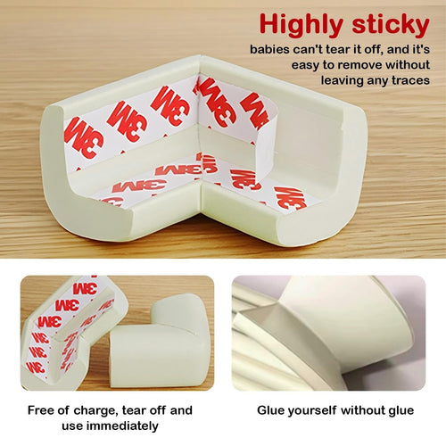 Baybee 10 Pcs Baby Safety Corner Guards Extra Cushion Corner Protector for Sharp Edges BAYBEE