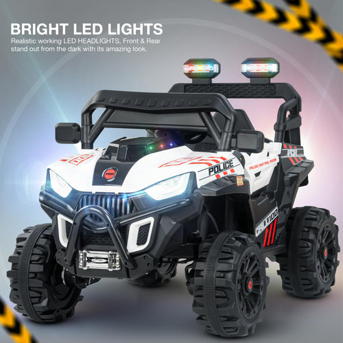 Baybee Police Edition Battery Operated Jeep for Kids BAYBEE