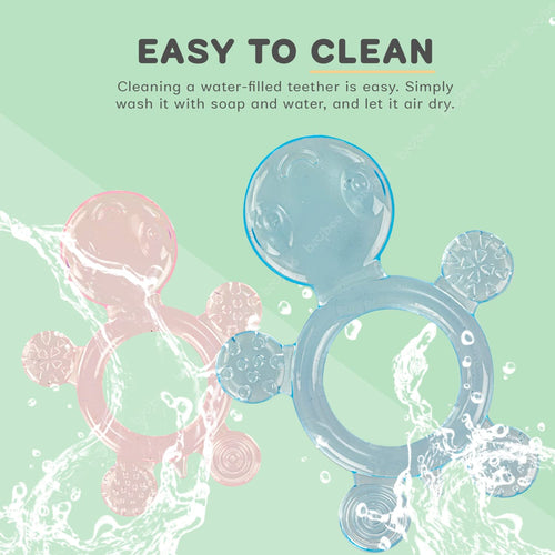 Baybee Natural Silicon Teether for Babies Non-Toxic Food Grade & BPA-Free (Pack of 2) Baybee India