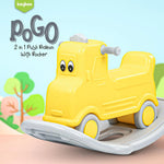 Baybee 2 in 1 Baby Horse Push Ride on Car with Rocker for Kids with Anti slip Handle (Pogo) BAYBEE