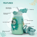 Baybee Baby Sipper Cup with Soft Silicone Straw Spill-Proof & Safe Sippy Bottle for Kids (500ml) BAYBEE