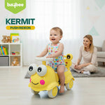 Baybee Kermit Ride on Cars for Kids Indoor Baby Push Ride-ons with Glowing Lights BAYBEE