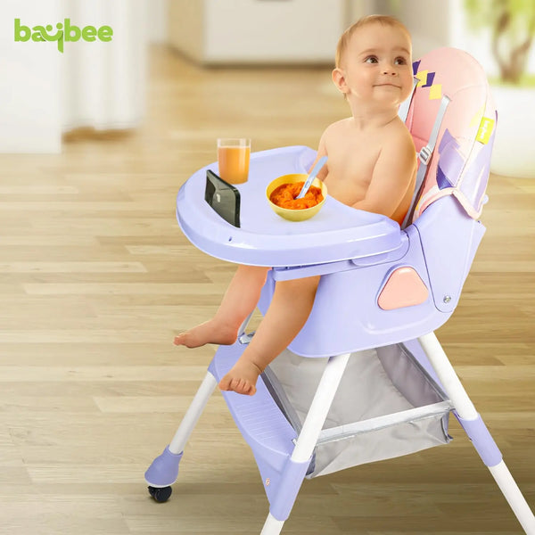 Baybee Fiora Series 3 in 1 Convertible High Chair for Kids with Adjustable Comfortable Seat