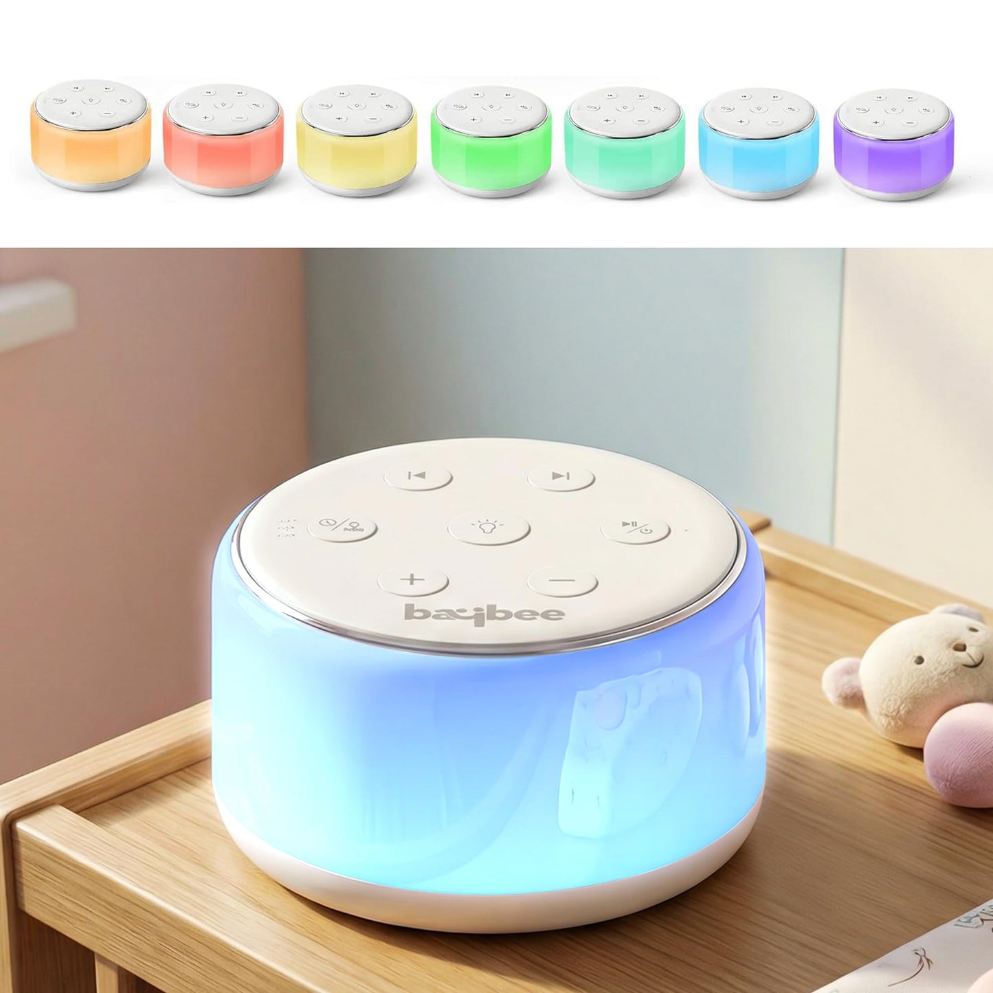 Baybee 3 in 1 White Noise Sound Machine for Baby Baybee India