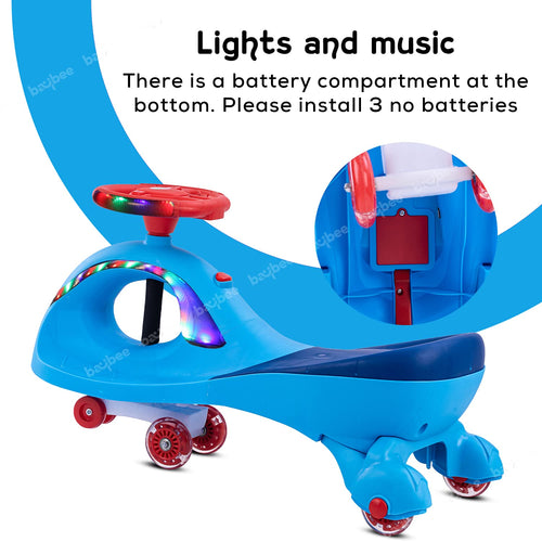 Baybee Roadmaster Swing Magic Ride ons Cars for Kids with PU Wheels BAYBEE