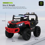 Baybee Terrago Battery Operated Jeep for Kids, Ride on Toy Baby Car with Light & Music BAYBEE