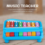 Baybee 2 in 1 Baby Piano Xylophone Musical Toys for Kids with 8 Keys BAYBEE
