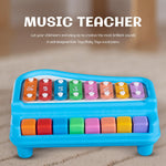 Baybee 2 in 1 Baby Piano Xylophone Musical Toys for Kids with 8 Keys